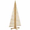 vidaXL Ξύλινο Χριστουγεννιάτικο Δέντρο Καφέ 150 cm Μασίφ ξύλο πεύκου
