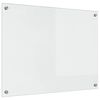 vidaXL Πίσω Πάνελ Κουζίνας Διαφανές 80 x 60 cm σκληρυμένο γυαλί