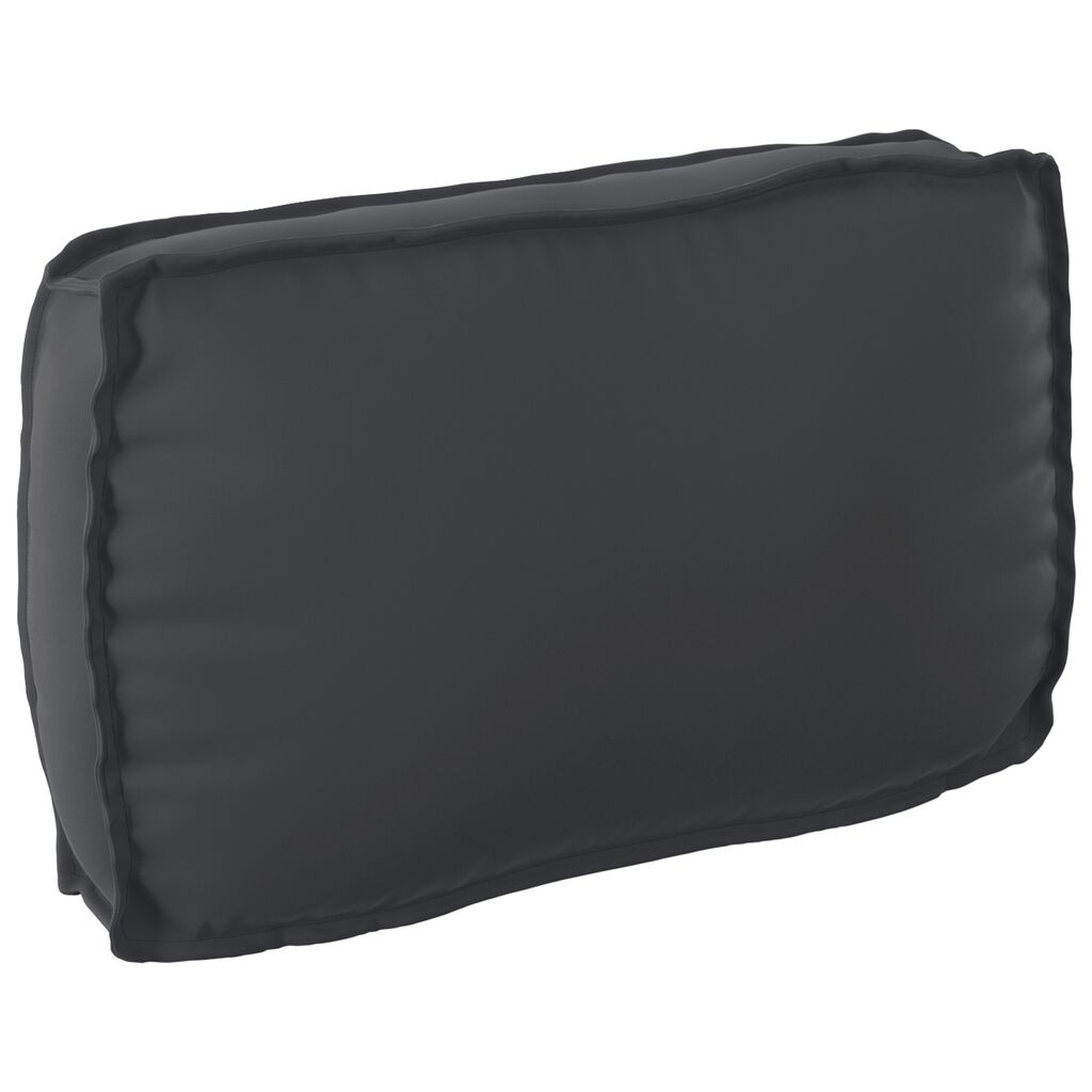 vidaXL Σετ Μαξιλαριών Πάγου 3 pcs Μαύρο 120 x 80 x 12 cm Ύφασμα Oxford