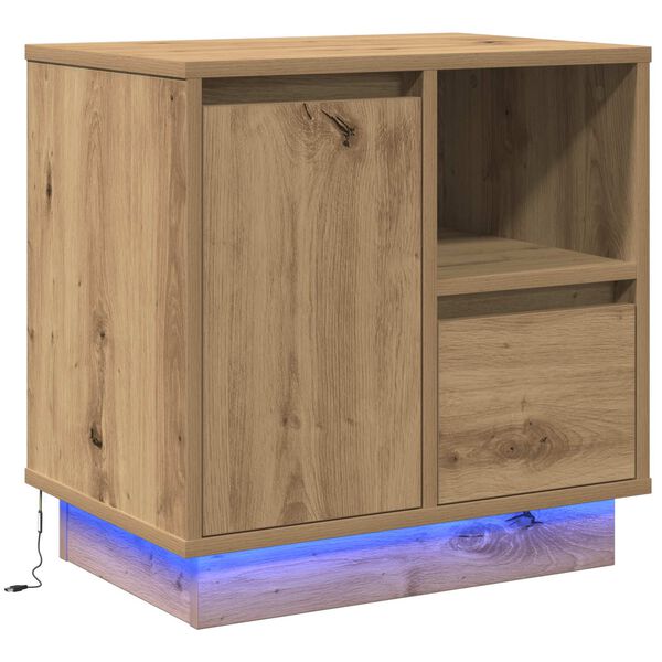 vidaXL &Kappa;&omicron;&mu;&omicron;&delta;ί&nu;&omicron; Artisan Oak 50 x 34,5 x 50 &epsilon;&kappa;. &Epsilon;&pi;&epsilon;&xi;&epsilon;&rho;&gamma;&alpha;&sigma;&mu;έ&nu;&omicron; &xi;ύ&lambda;&omicron;