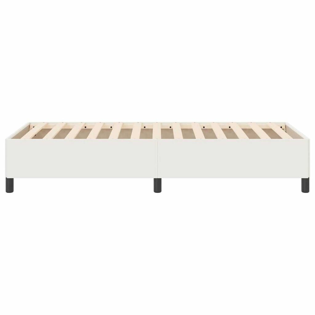 vidaXL Σκελετός Κρεβατιού Κρεμ 90 x 190 cm Βελούδο