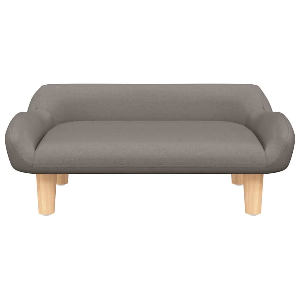 vidaXL Κρεβάτι Σκύλου Taupe 70 x 40 x 24 εκ. Υφασμάτινο