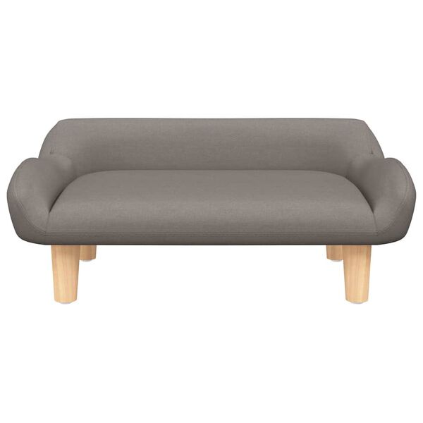 vidaXL Κρεβάτι Σκύλου Taupe 70 x 40 x 24 εκ. Υφασμάτινο