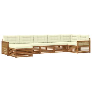 vidaXL &Sigma;&epsilon;&iota;&rho;ά &Kappa;&alpha;&nu;&alpha;&pi;έ &Epsilon;&xi;&omega;&tau;&epsilon;&rho;&iota;&kappa;&omicron;ύ &mu;&epsilon; &mu;&alpha;&xi;&iota;&lambda;ά&rho;&iota; 7 pcs &Phi;&upsilon;&sigma;&iota;&kappa;ό &kappa;&alpha;&iota; &Kappa;&rho;έ&mu;&alpha;