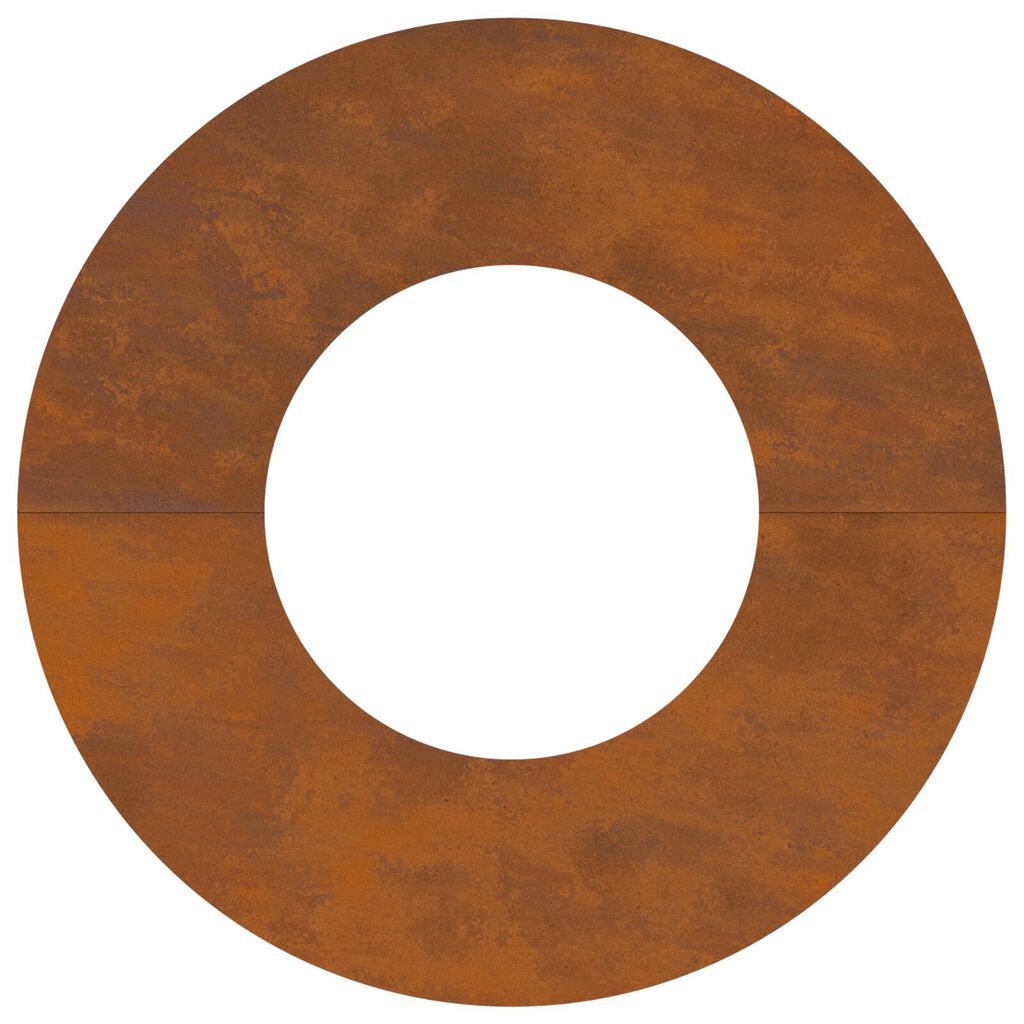 vidaXL Γλάστρα από Corten ατσάλι Corten ατσάλι Μεγάλη Διακοσμητικά ένθετα