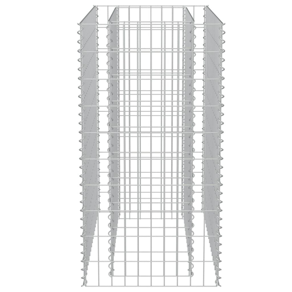 vidaXL Συρματοκιβώτιο-Γλάστρα Υπερυψωμένη 90x50x100 εκ. Γαλβ. Χάλυβας