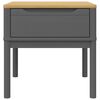 vidaXL Τραπεζάκι FLORO Γκρι 55x55x54 εκ από Μασίφ Ξύλο Πεύκου