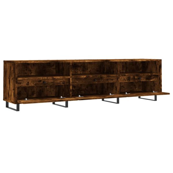 vidaXL Έπιπλο Τηλεόρασης Καπνιστή Δρυς 150x30x44,5 εκ. Επεξ. Ξύλο