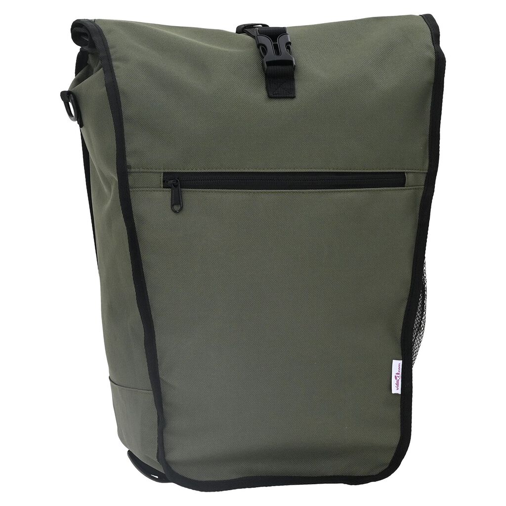 vidaXL Τσάντα Ποδηλάτου για τη Ράγα 20 L Ελιά 34x16x59 εκ