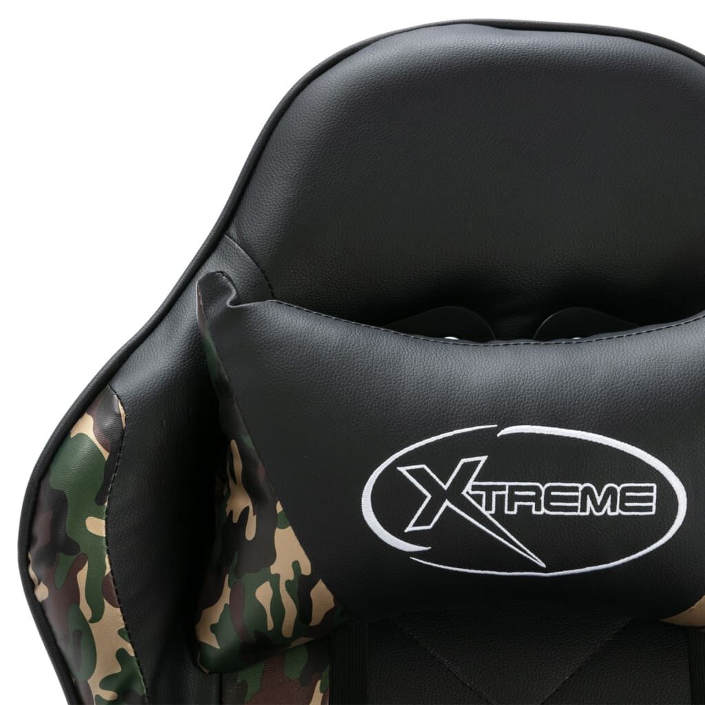 vidaXL Καρέκλα Racing Μαύρο / Παραλλαγή από Συνθετικό Δέρμα