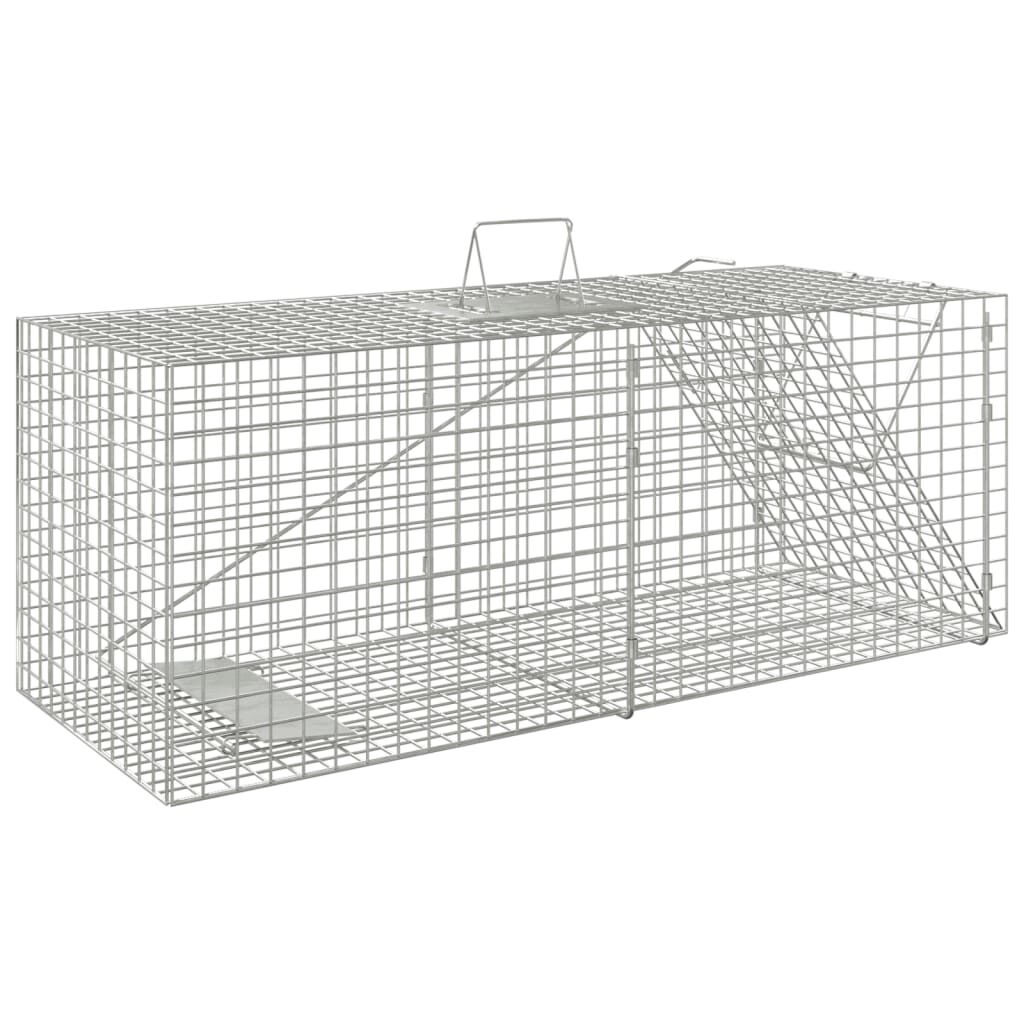 vidaXL Παγίδα Ζώων 64,5 x 25 x 26,5 εκ. από Γαλβανισμένο Χάλυβα