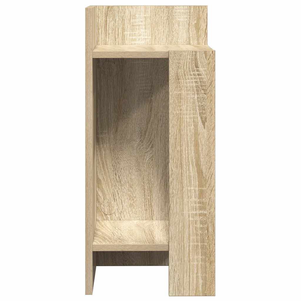 vidaXL Τραπεζάκια 2 τεμ. με ράφι Sonoma Δρυς 25,5x27x60 εκ.
