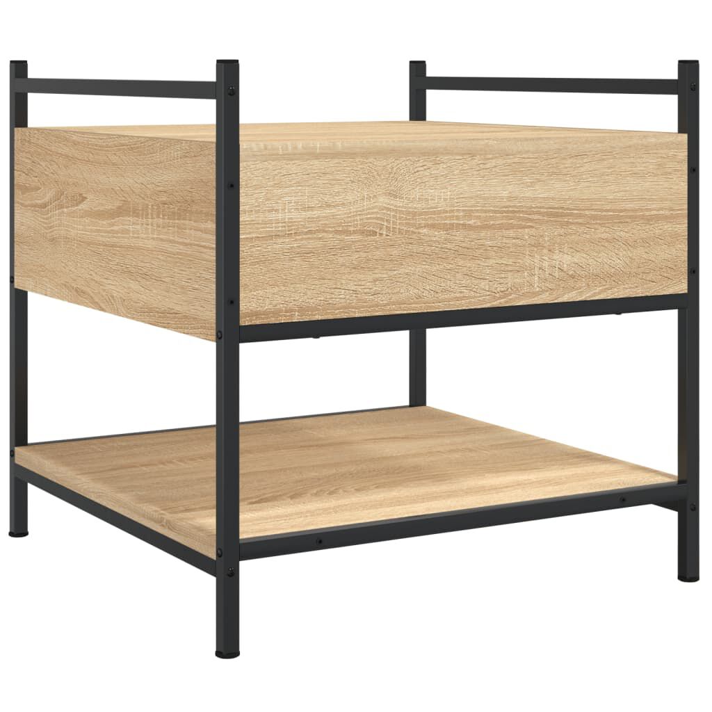 vidaXL Τραπεζάκι Σαλονιού Sonoma Δρυς 50x50x50 εκ. Επεξεργασμένο Ξύλο