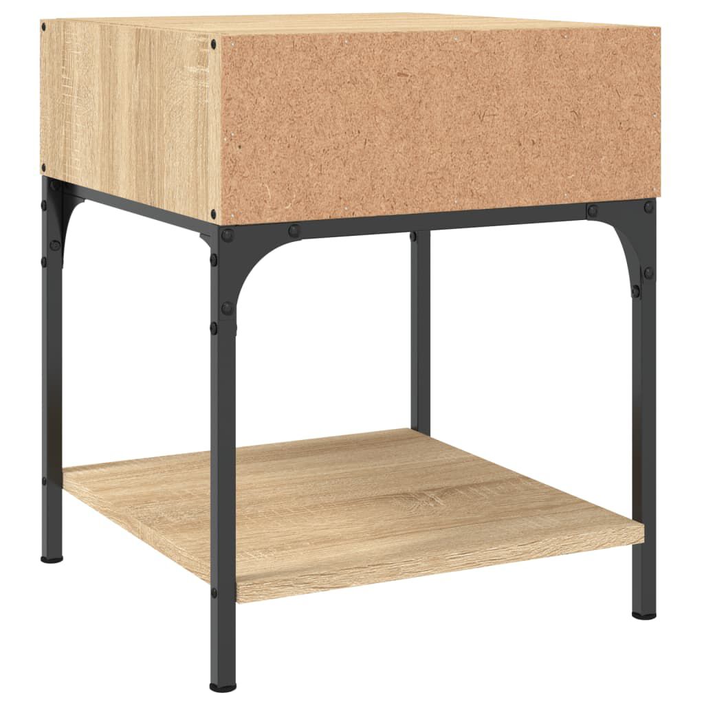 vidaXL Κομοδίνα 2 τεμ. Sonoma Δρυς 40x41x50 εκ. από Επεξεργασμένο Ξύλο
