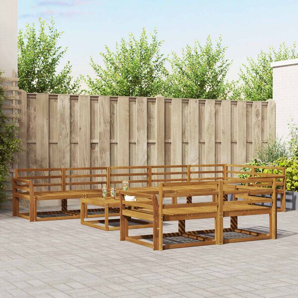 vidaXL &Sigma;&epsilon;&iota;&rho;ά &Kappa;&alpha;&nu;&alpha;&pi;έ &Epsilon;&xi;&omega;&tau;&epsilon;&rho;&iota;&kappa;&omicron;ύ 9 pcs &Phi;&upsilon;&sigma;&iota;&kappa;ό &Sigma;&tau;&epsilon;&rho;&epsilon;ό &Xi;ύ&lambda;&omicron; &Alpha;&kappa;&alpha;&kappa;ί&alpha;&sigmaf;