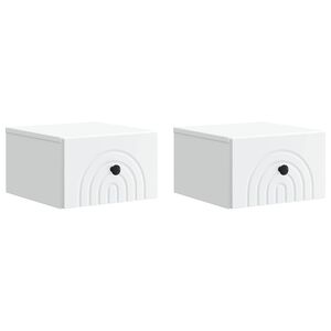 vidaXL &Tau;&omicron;ί&chi;&omicron;&upsilon; &Kappa;&rho;&epsilon;&mu;&alpha;&sigma;&tau;ό &Kappa;&omicron;&mu;&omicron;&delta;ί&nu;&omicron; 2 pcs &Lambda;&epsilon;&upsilon;&kappa;ό 33 x 34,5 x 20 &epsilon;&kappa;