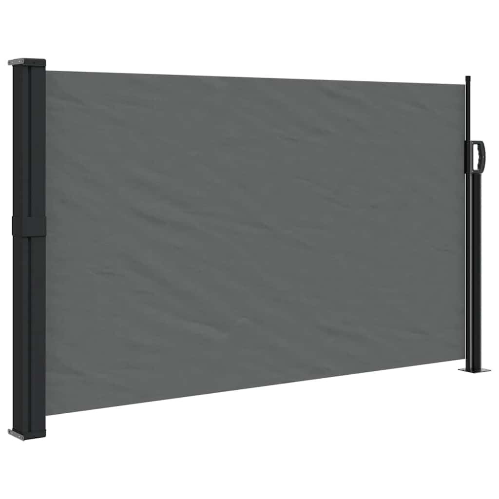 vidaXL Σκίαστρο Πλαϊνό Συρόμενο Ανθρακί 120 x 600 εκ.