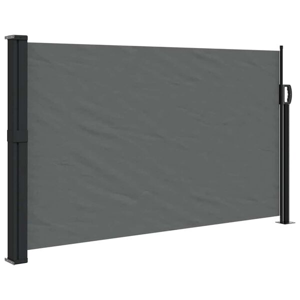 vidaXL Σκίαστρο Πλαϊνό Συρόμενο Ανθρακί 120 x 600 εκ.