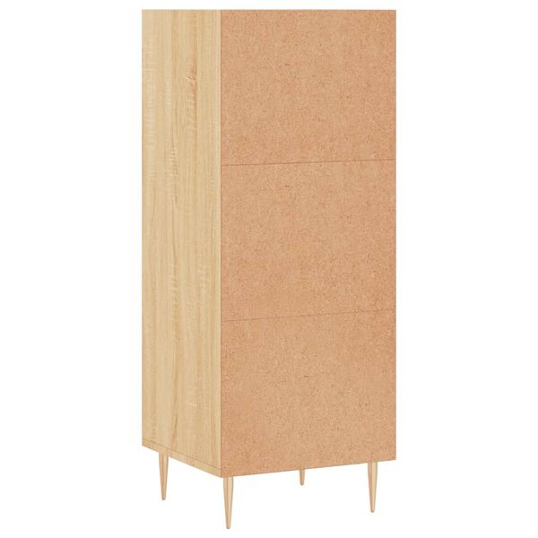 vidaXL Ντουλάπι Sonoma Δρυς 34,5x32,5x90 εκ. από Επεξεργασμένο Ξύλο