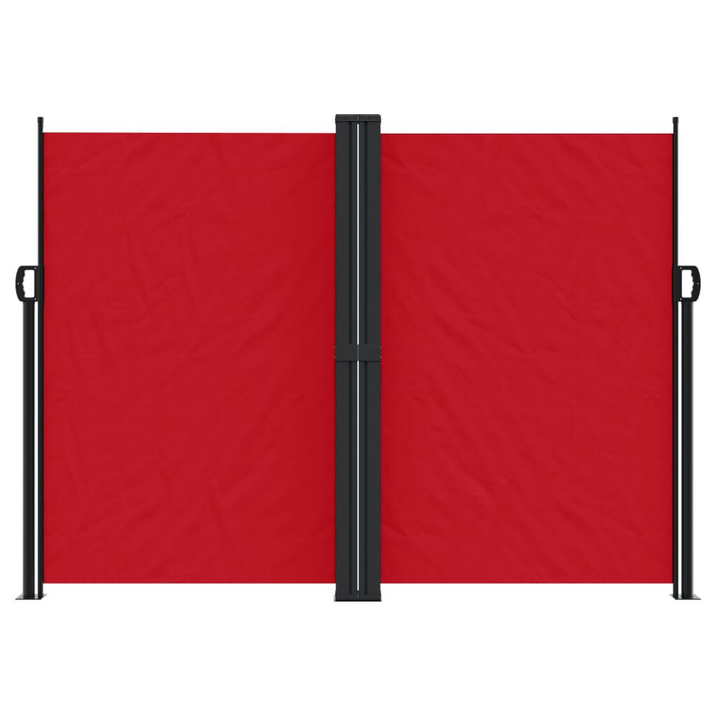 vidaXL Σκίαστρο Πλαϊνό Συρόμενο Κόκκινο 180 x 1200 εκ.