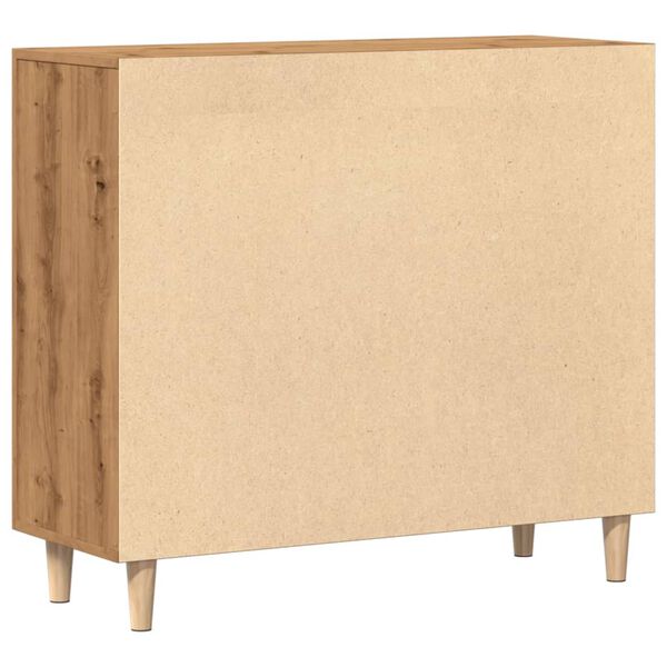 vidaXL Ντουλάπι Αρτισιανή Δρυς 90 x 34 x 80 εκ. από Επεξεργασμένο Ξύλο