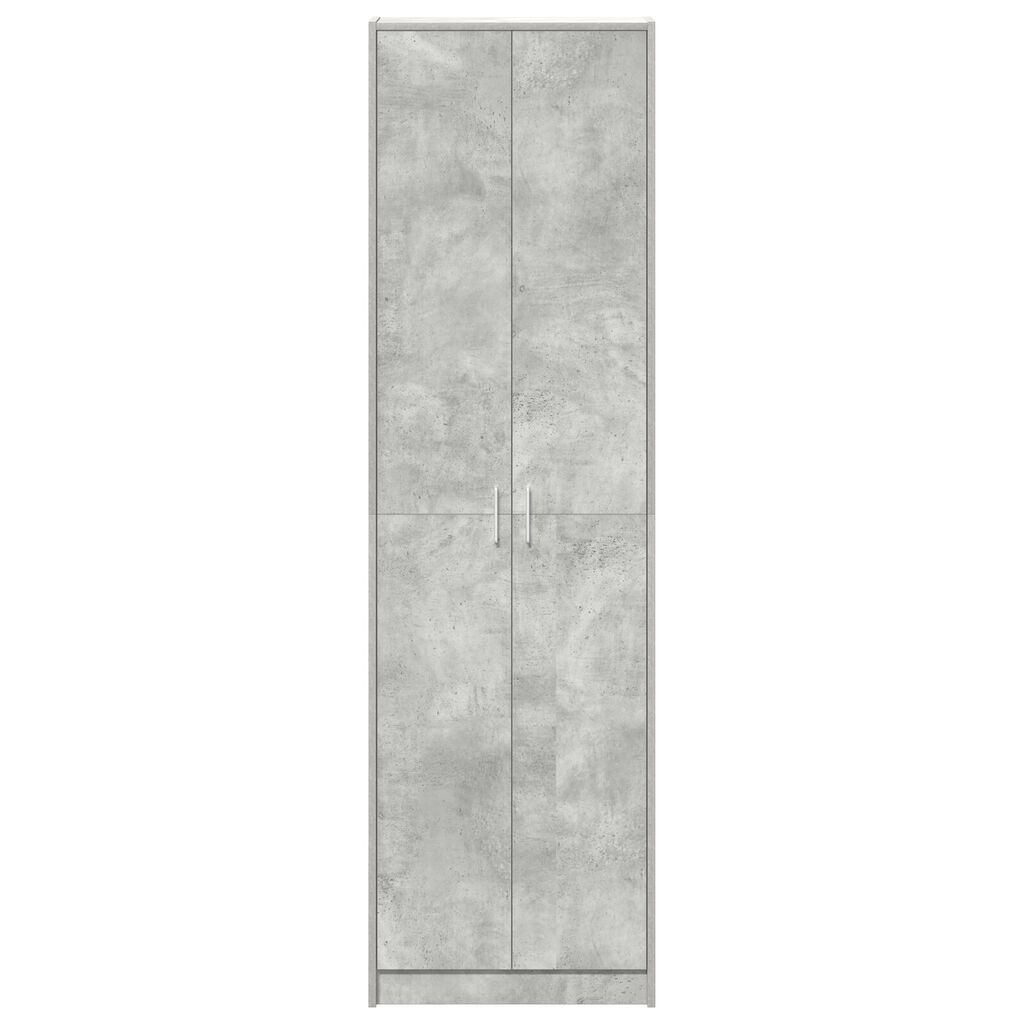 vidaXL ντουλάπα Σκούρο Γκρι 55x25x189 cm Ξύλο