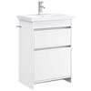 vidaXL &Sigma;&epsilon;&tau; &Epsilon;&pi;ί&pi;&lambda;&omega;&nu; &Mu;&pi;ά&nu;&iota;&omicron;&upsilon; &Lambda;&epsilon;&upsilon;&kappa;ό 61 x 40 x 84,5 &epsilon;&kappa; &Epsilon;&pi;&epsilon;&xi;&epsilon;&rho;&gamma;&alpha;&sigma;&mu;έ&nu;&omicron; &Xi;ύ&lambda;&omicron;