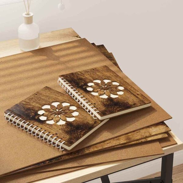 vidaXL Διακοσμητικά Πάνελ 12 pcs Καπνιστή δρυς 40 x 60 x 0.3 εκ.