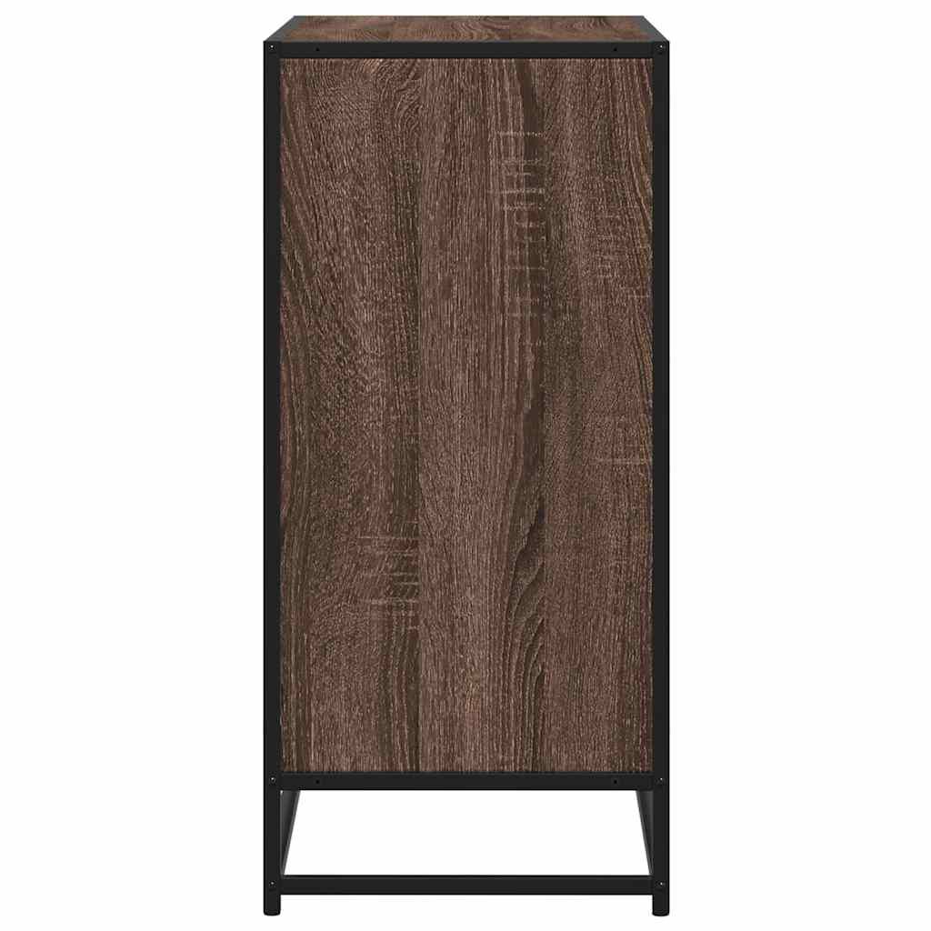 vidaXL Συρταριέρα καφέ δρυς 68x35x76 cm Κατασκευασμένο ξύλο