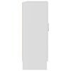 vidaXL Βιτρίνα Λευκή 82,5 x 30,5 x 80 εκ. Επεξ. Ξύλο