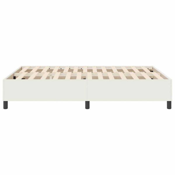 vidaXL Κρεβάτι με ελατήρια Κρεμ 160 x 200 cm Βελούδο
