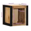 vidaXL Κομοδίνα 2 τεμάχια 40x35x40 cm Στερεό ακατέργαστο ξύλο Mango