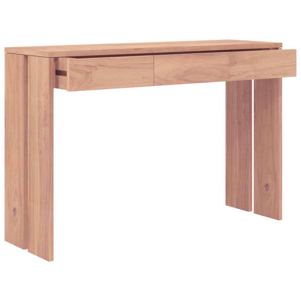 vidaXL Τραπέζι Κονσόλα 110 x 35 x 75 εκ. από Μασίφ Ξύλο Teak