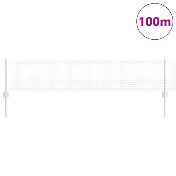 vidaXL &Tau;&epsilon;&nu;&tau;ώ&tau;&omicron; &mu;&epsilon; &sigma;&tau;ή&rho;&iota;&gamma;&mu;&alpha; &Alpha;&sigma;&eta;&mu;ί 0,4 x 100 &mu; &Alpha;&tau;&sigma;ά&lambda;&iota;