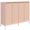 vidaXL Ντουλάπι Ροζ 135x39x103,5 εκ. από Χάλυβα Ψυχρής Έλασης