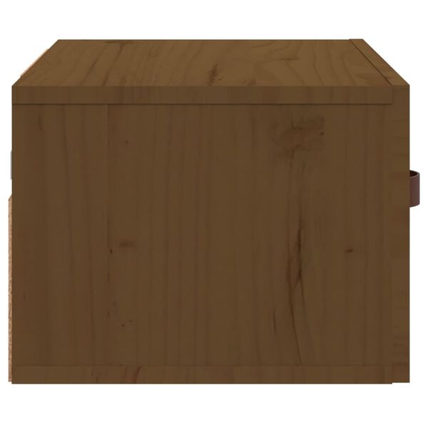 vidaXL Κομοδίνo Επιτοίχιo Καφέ Μελί 40 x 29,5 x 22 εκ.