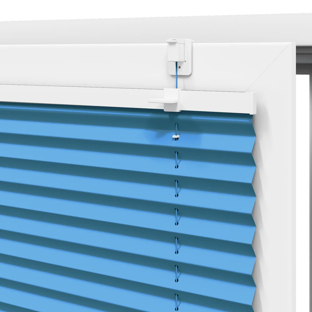vidaXL Πλισέ περσίδα Μπλε 120x150 cm Πλάτος υφάσματος 119,4 cm