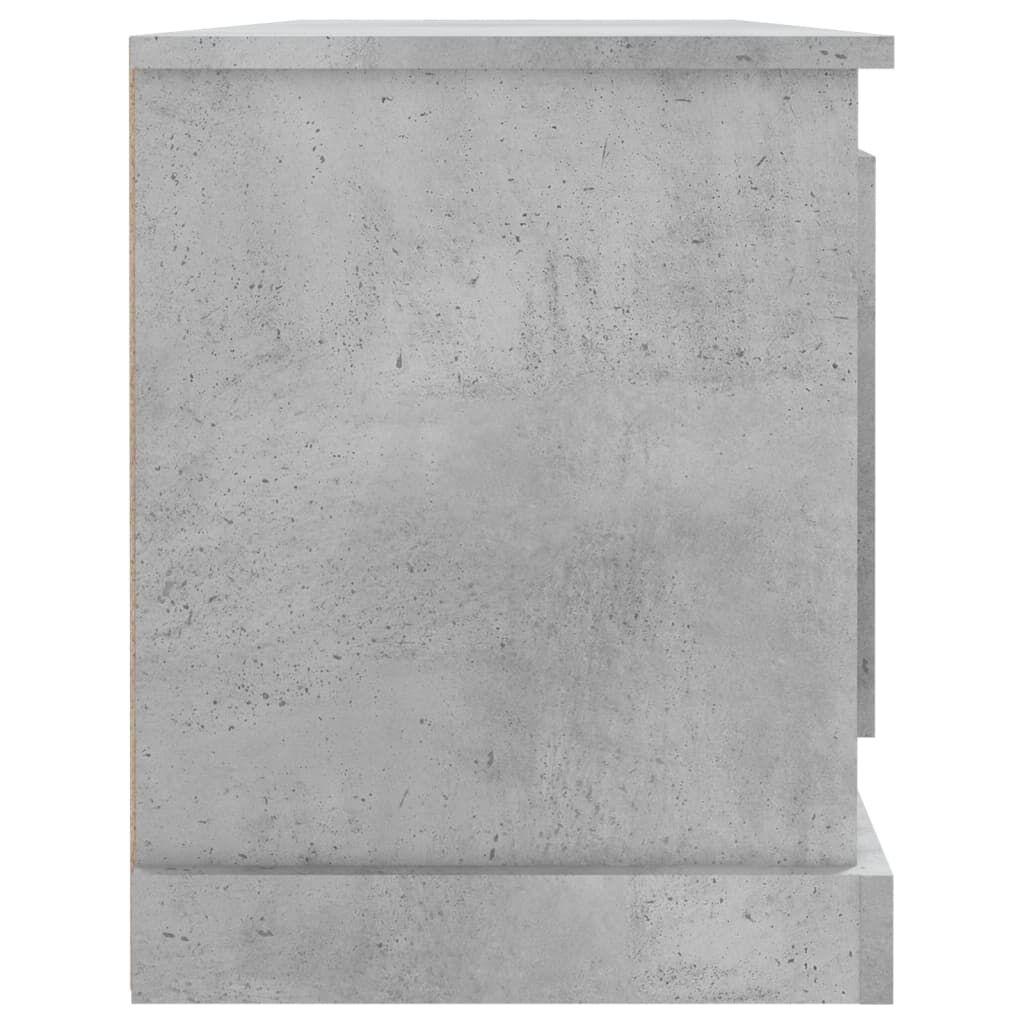 vidaXL Έπιπλο Τηλεόρασης Γκρι Σκυρ. 100x35,5x45 εκ. Επεξ. Ξύλο