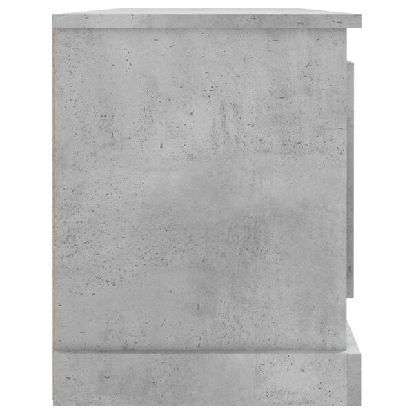 vidaXL Έπιπλο Τηλεόρασης Γκρι Σκυρ. 100x35,5x45 εκ. Επεξ. Ξύλο