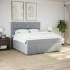 vidaXL &Kappa;&rho;&epsilon;&beta;ά&tau;&iota; Boxspring &mu;&epsilon; &Sigma;&tau;&rho;ώ&mu;&alpha; &Alpha;&nu;&omicron;&iota;&chi;&tau;ό &Gamma;&kappa;&rho;&iota; 180x200 &epsilon;&kappa;. &Upsilon;&phi;&alpha;&sigma;&mu;ά&tau;&iota;&nu;&omicron;