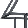 vidaXL Ράφι για καυσόξυλα Ανθρακί 50x25x60 εκ. Ατσάλι ψυχρής έλασης