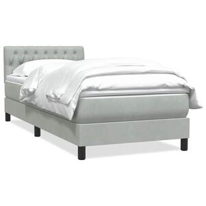 vidaXL &Kappa;&rho;&epsilon;&beta;ά&tau;&iota; Boxspring &mu;&epsilon; &Sigma;&tau;&rho;ώ&mu;&alpha; &Alpha;&nu;&omicron;&iota;&chi;&tau;ό &Gamma;&kappa;&rho;&iota; 80x210 &epsilon;&kappa;. &Beta;&epsilon;&lambda;&omicron;ύ&delta;&iota;&nu;&omicron;