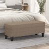 vidaXL &Pi;ά&gamma;&kappa;&omicron;&sigmaf; Taupe 100x35x41 &epsilon;&kappa;. &Upsilon;&phi;&alpha;&sigma;&mu;ά&tau;&iota;&nu;&omicron;&sigmaf;