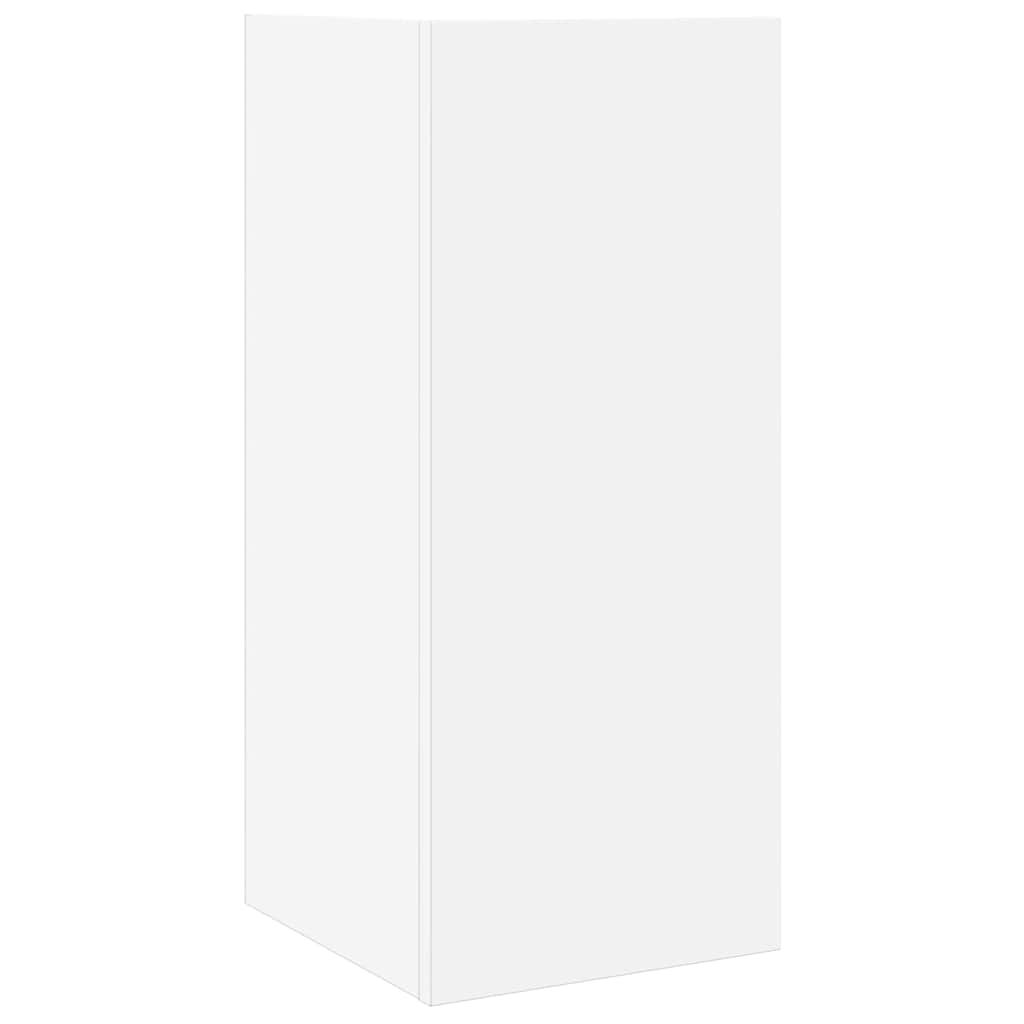 vidaXL Πλαϊνά Τραπεζάκια 2 τμχ με ράφι Λευκό 25,5x27x60 cm