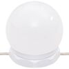 vidaXL Μπουντουάρ με LED Φώτα Γκρι Sonoma 96x40x142 εκ.
