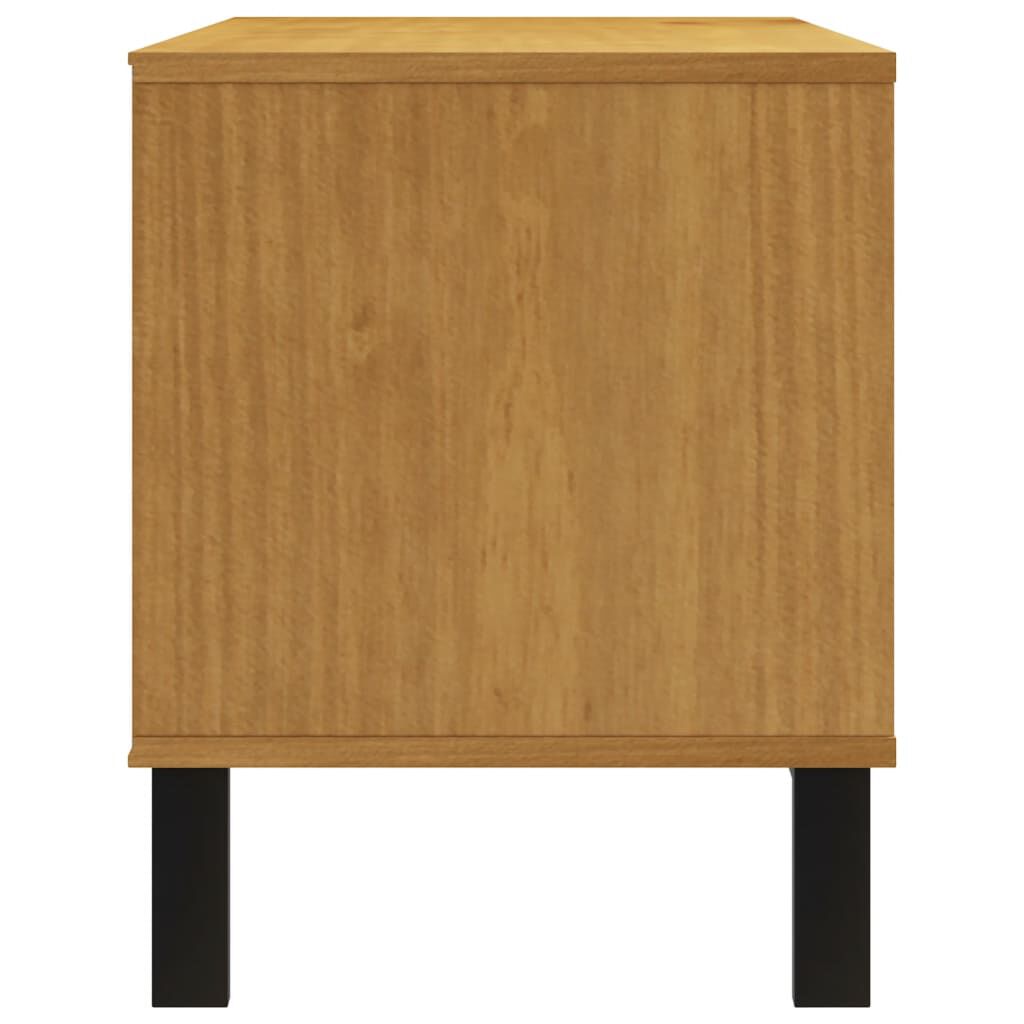 vidaXL Έπιπλο Τηλεόρασης FLAM 110 x 40 x 50 εκ. από Μασίφ Ξύλο Πεύκου