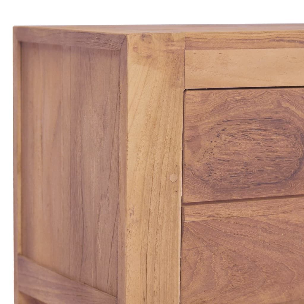 vidaXL Κομοδίνο 40 x 30 x 50 εκ. από Μασίφ Ξύλο Teak