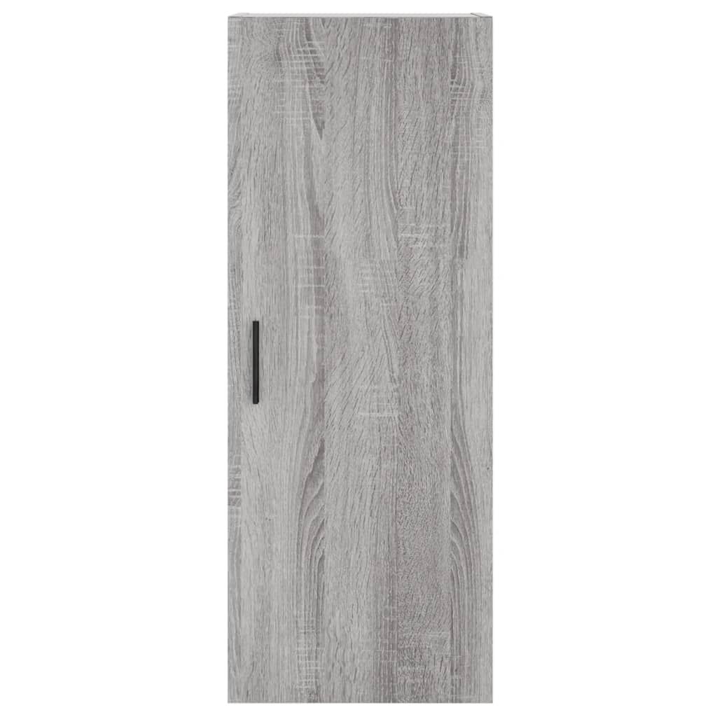vidaXL Μπουφές Sonoma Γκρι 34,5 x 34 x 180 εκ. από Επεξεργασμένο Ξύλο