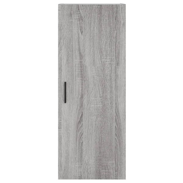 vidaXL Μπουφές Sonoma Γκρι 34,5 x 34 x 180 εκ. από Επεξεργασμένο Ξύλο