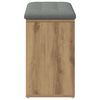 Πάγκος παπουτσιών vidaXL Artisan Oak 82x32x50 cm Κατασκευασμένο ξύλο